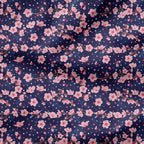 Cherry Blossom Navy Fabric