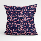 Cherry Blossom Navy Fabric