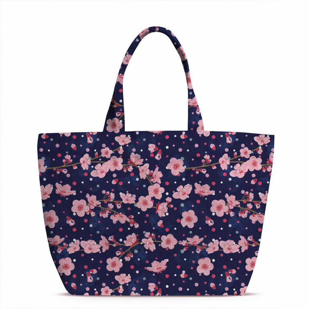 Cherry Blossom Navy Fabric