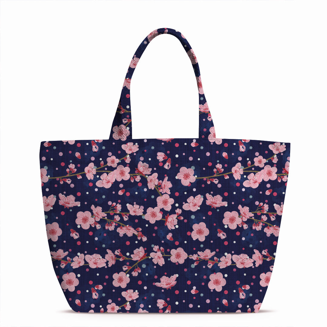 Cherry Blossom Navy Fabric