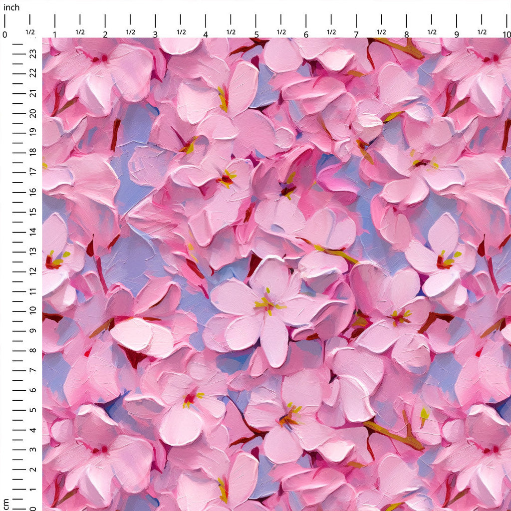 Pink Cherry Blossom Fabric