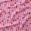 Cherry Stripes Fabric