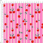 Cherry Stripes Fabric