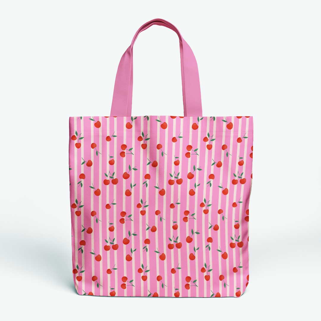 Cherry Stripes Fabric