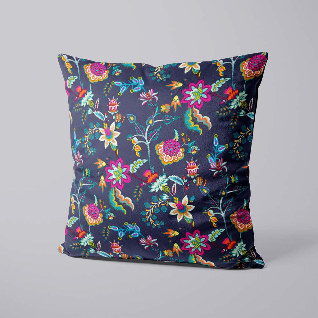 Chintz Navy Floral Fabric
