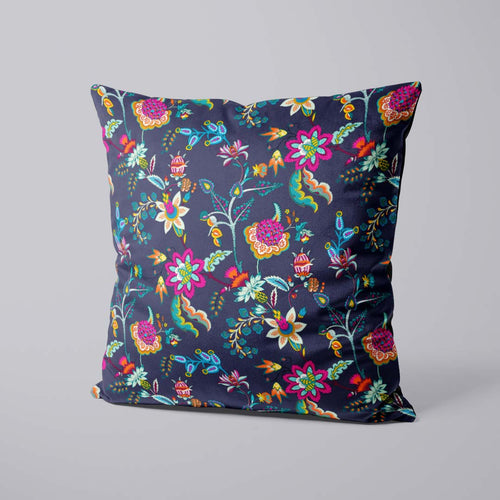 Chintz Navy Floral Fabric