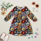 Christine Crochet Flowers Fabric