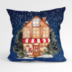 CUSHION Fabric Panel Christmas Bakery CP-1201