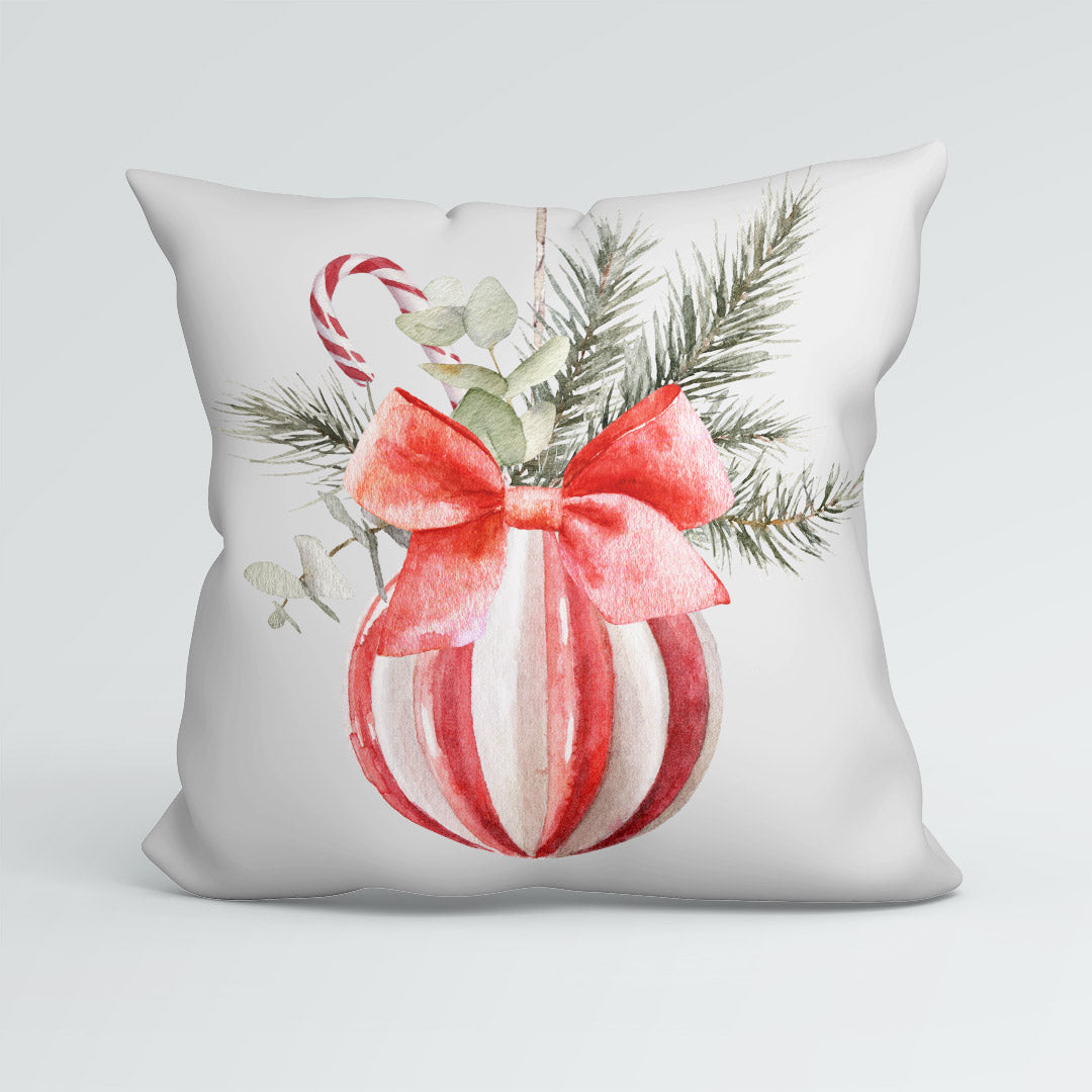 CUSHION Panel Christmas Bauble 1 Grey CP-759