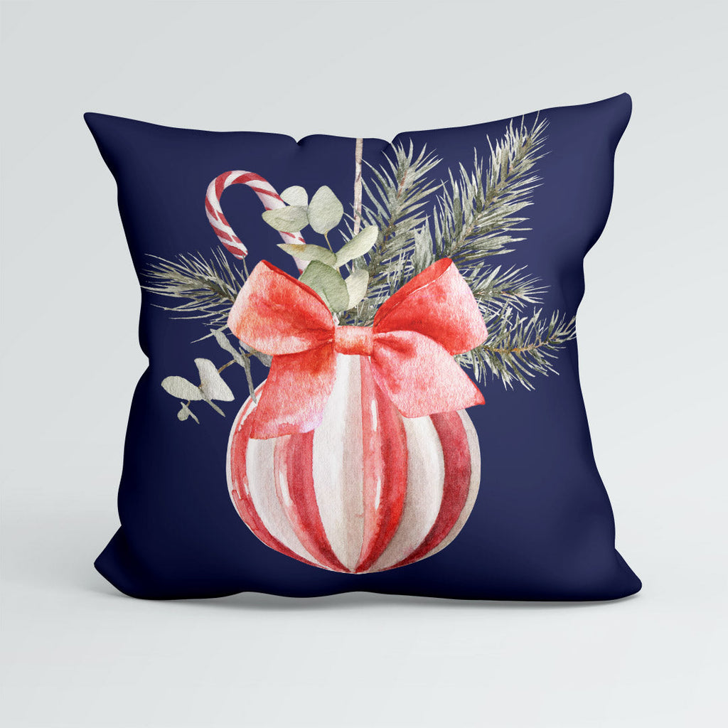 CUSHION Panel Christmas Bauble 1 Navy CP-760