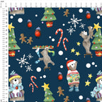 Christmas Bears Fabric