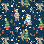 Christmas Bears Fabric
