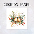 CUSHION Panel Christmas Bells White CP-765