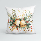 CUSHION Panel Christmas Bells White CP-765