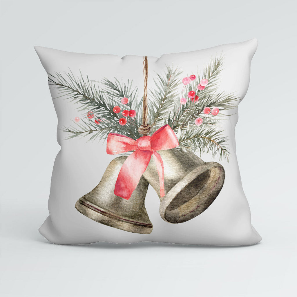 CUSHION Panel Christmas Bells Grey CP-763