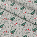 Christmas Bunny Fabric