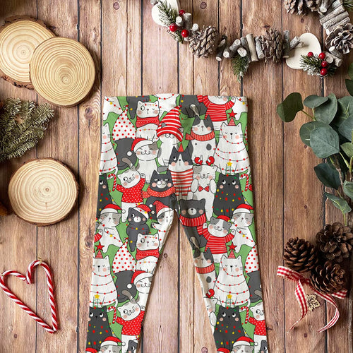 Christmas Cats Fabric