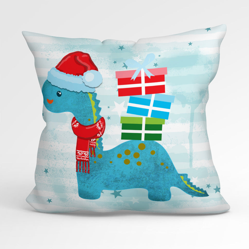 CUSHION Fabric Panel Christmas Dino CP-1207