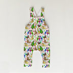 Christmas Dino White Fabric