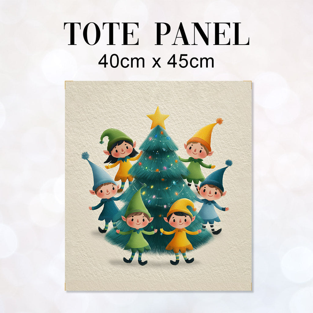 TOTE Panel Christmas Elves 2 TP-820