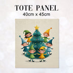 TOTE Panel Christmas Elves 2 TP-820