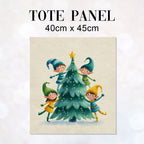 TOTE Panel Christmas Elves TP-822