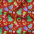 Christmas Eve Red Fabric
