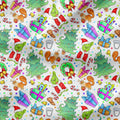 Christmas Eve White Fabric