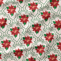 Christmas Flowers Fabric