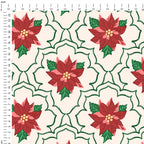 Christmas Flowers Fabric