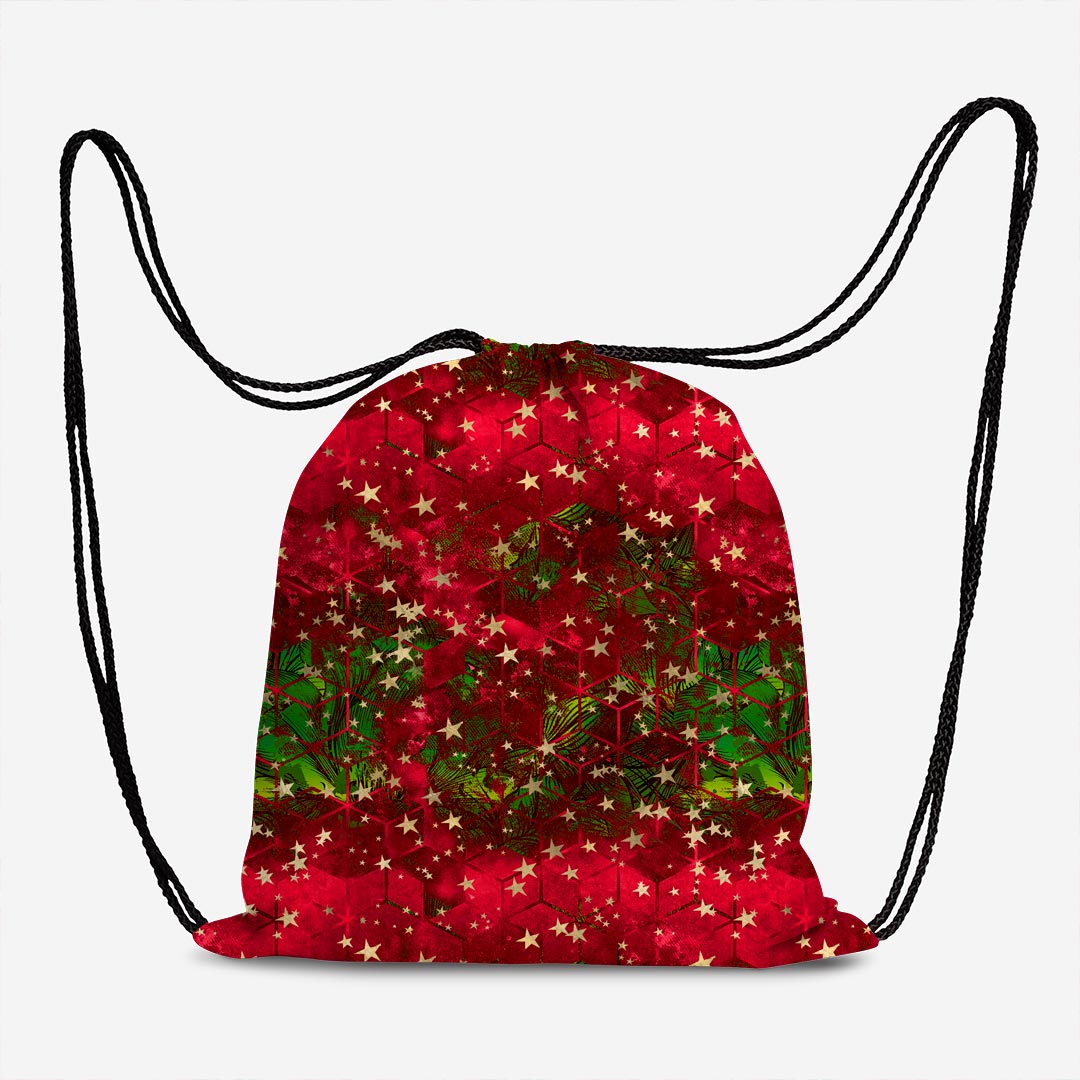 Christmas Geo Stars Fabric
