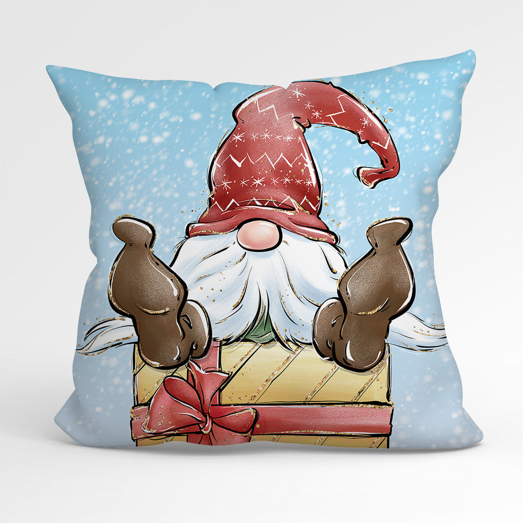 CUSHION Fabric Panel Christmas Gnome CP-1209