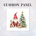 CUSHION Panel Santa Gnome White CP-782