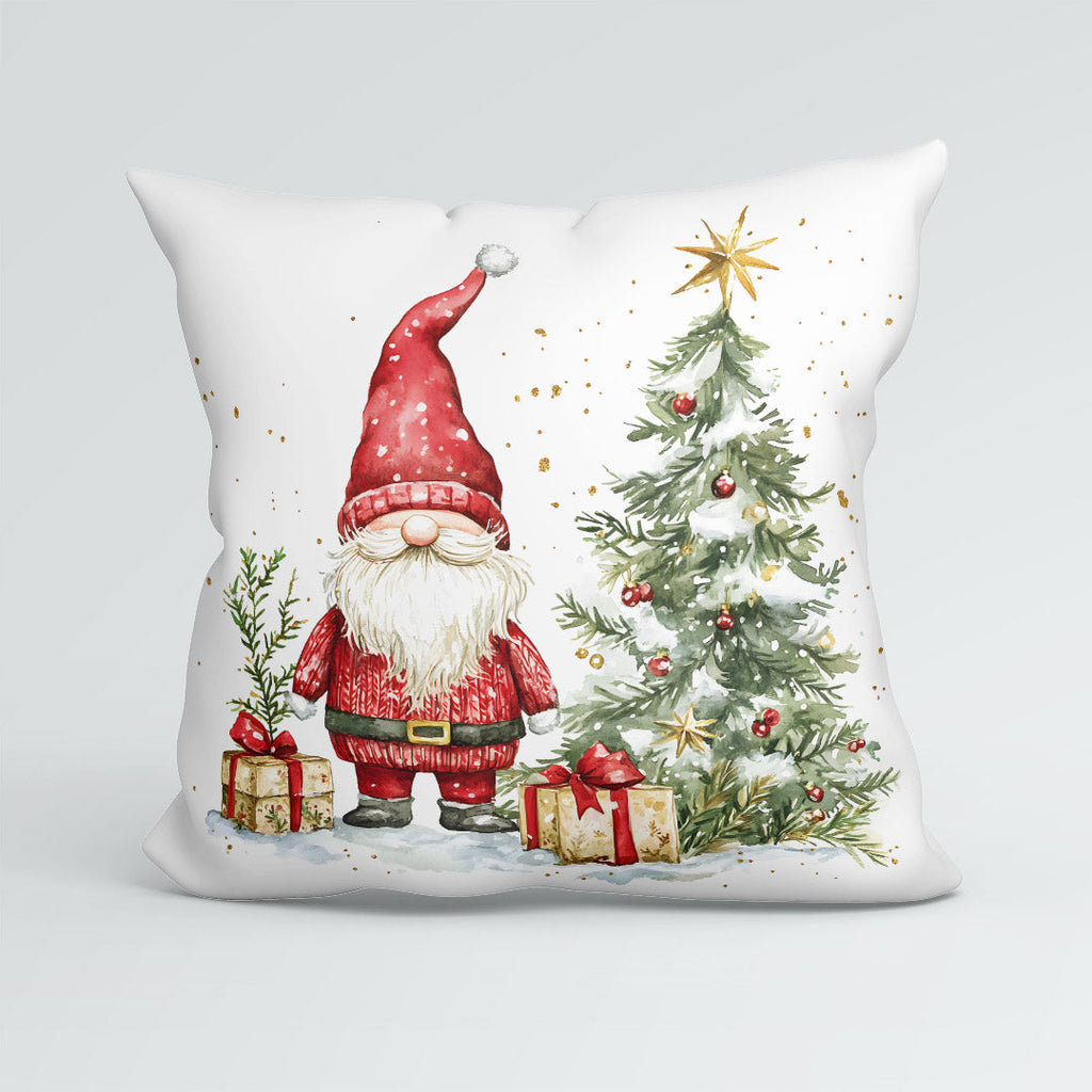 CUSHION Panel Santa Gnome White CP-782