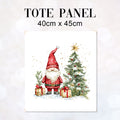 TOTE Panel Christmas Gnome White TP-827