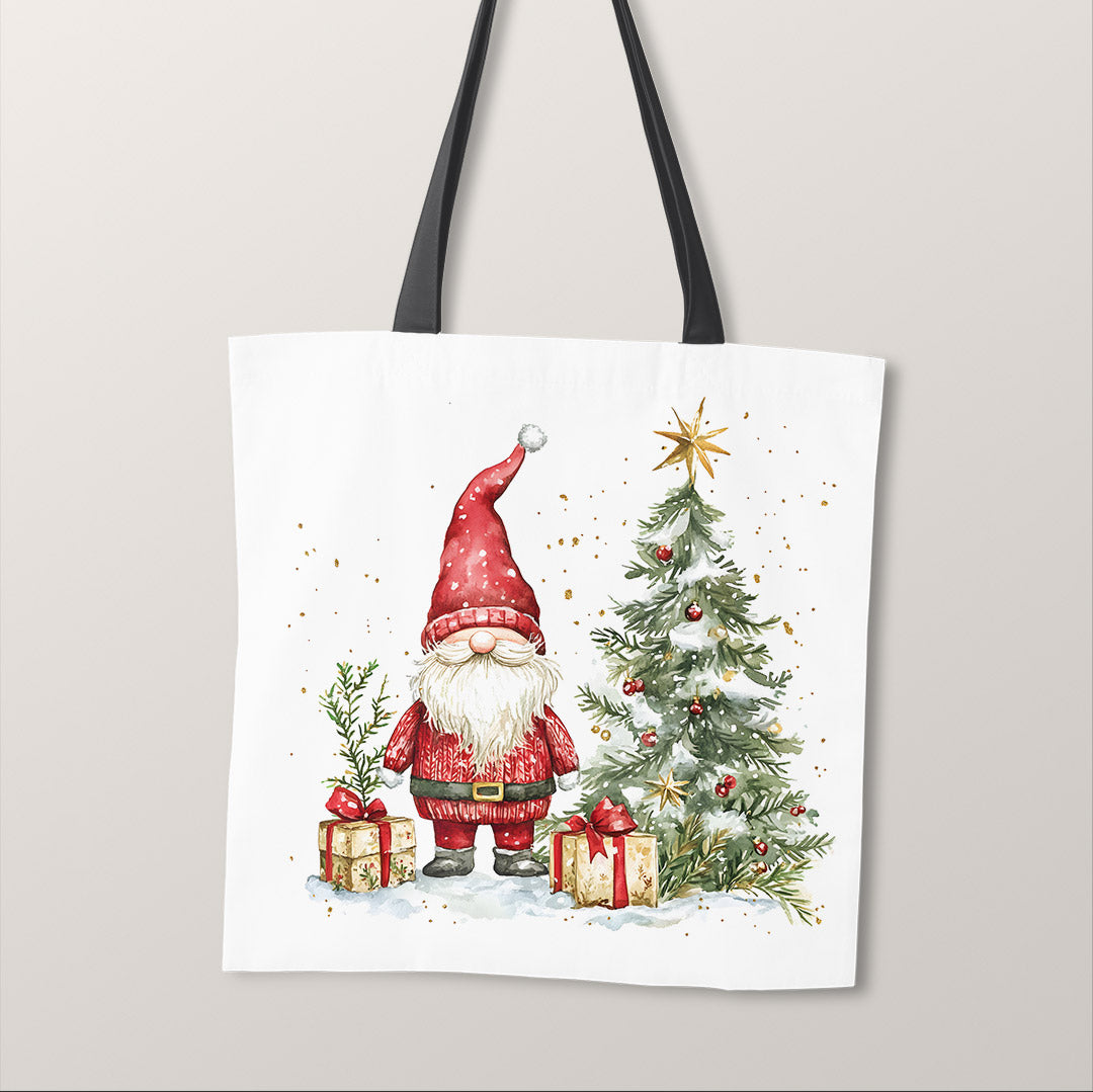 TOTE Panel Christmas Gnome White TP-827