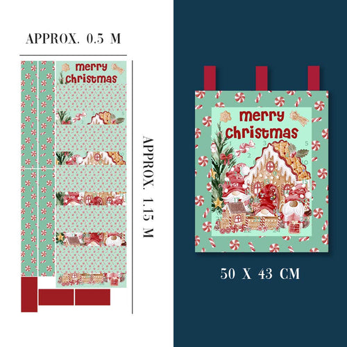 Christmas Gnomes Advent Calendar Panel Set