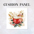 CUSHION Panel Christmas Hot Cocoa CP-783