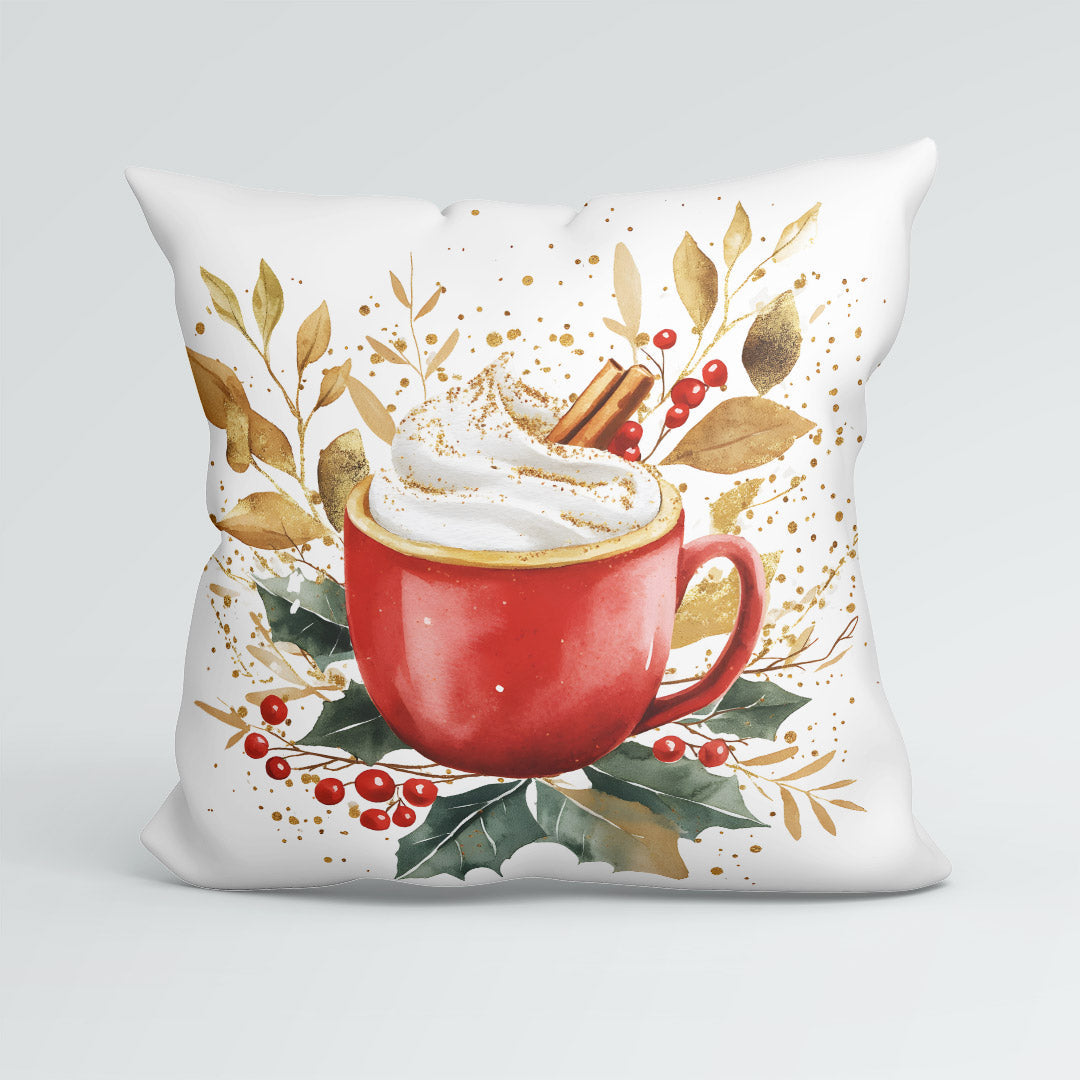 CUSHION Panel Christmas Hot Cocoa CP-783