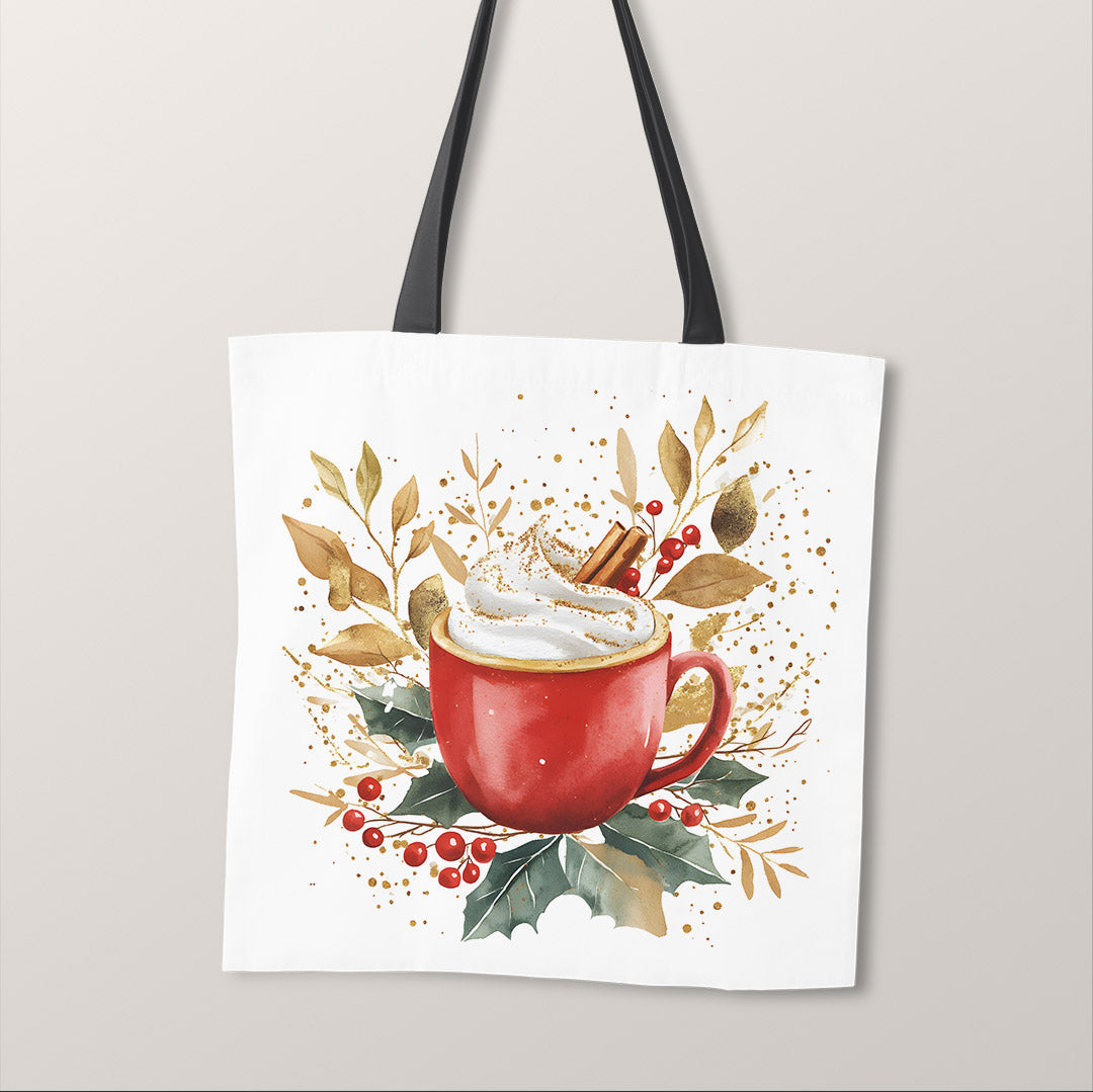 TOTE Panel Christmas Hot Cocoa TP-828
