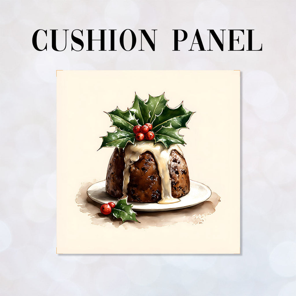 CUSHION Panel Christmas Pudding CP-787