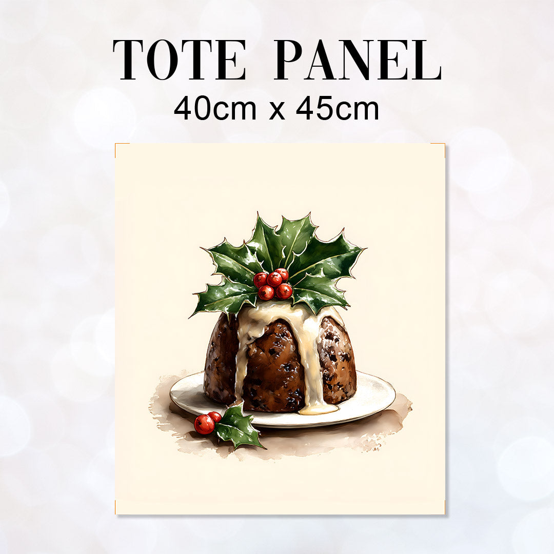 TOTE Panel Christmas Pudding TP-829