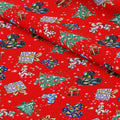 Christmas Red Fabric