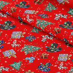 Christmas Red Fabric
