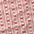 Christmas Snowflake Coquette Fabric