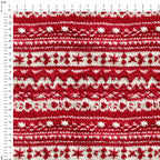 Christmas Sweater Red Knit Fabric