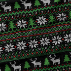 Christmas Sweater Black Fabric