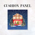 CUSHION Fabric Panel Christmas Toy Shop CP-1219