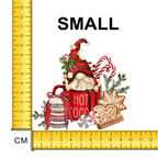 Christmas Treats Gnome Iron on Fabric Heat Transfer DTF-97