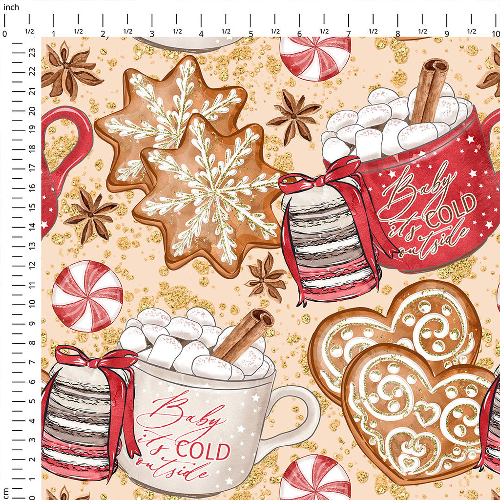 Christmas Treats Fabric